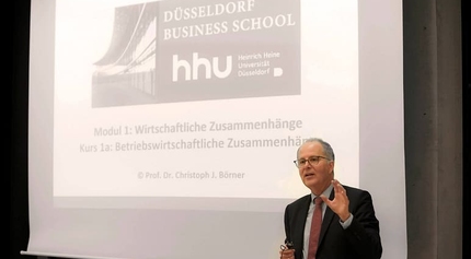 Part time MBA programme at Düsseldorf Business School