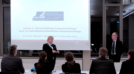 Part time MBA admissions to Düsseldorf Business School